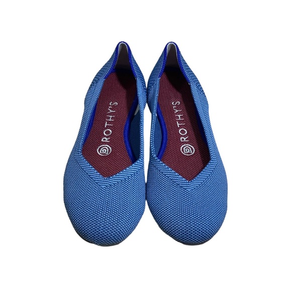 Rothy’s Indigo The Flat Mini Stripe - Picture 4 of 8